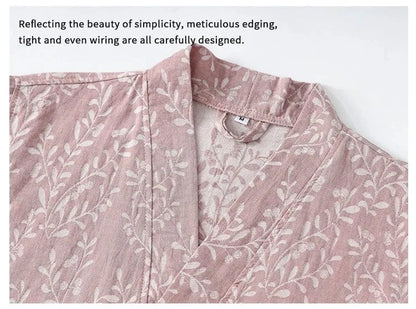 Peignoir Kimono Coton Femme – Élégance et Confort Inégalés