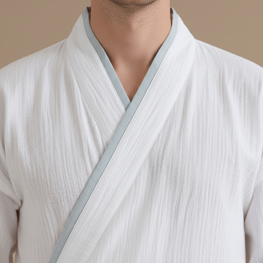 Peignoir Kimono Coton pour Homme – Confort Ultime & Style Inégalé