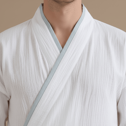 Peignoir Kimono Coton pour Homme – Confort Ultime & Style Inégalé