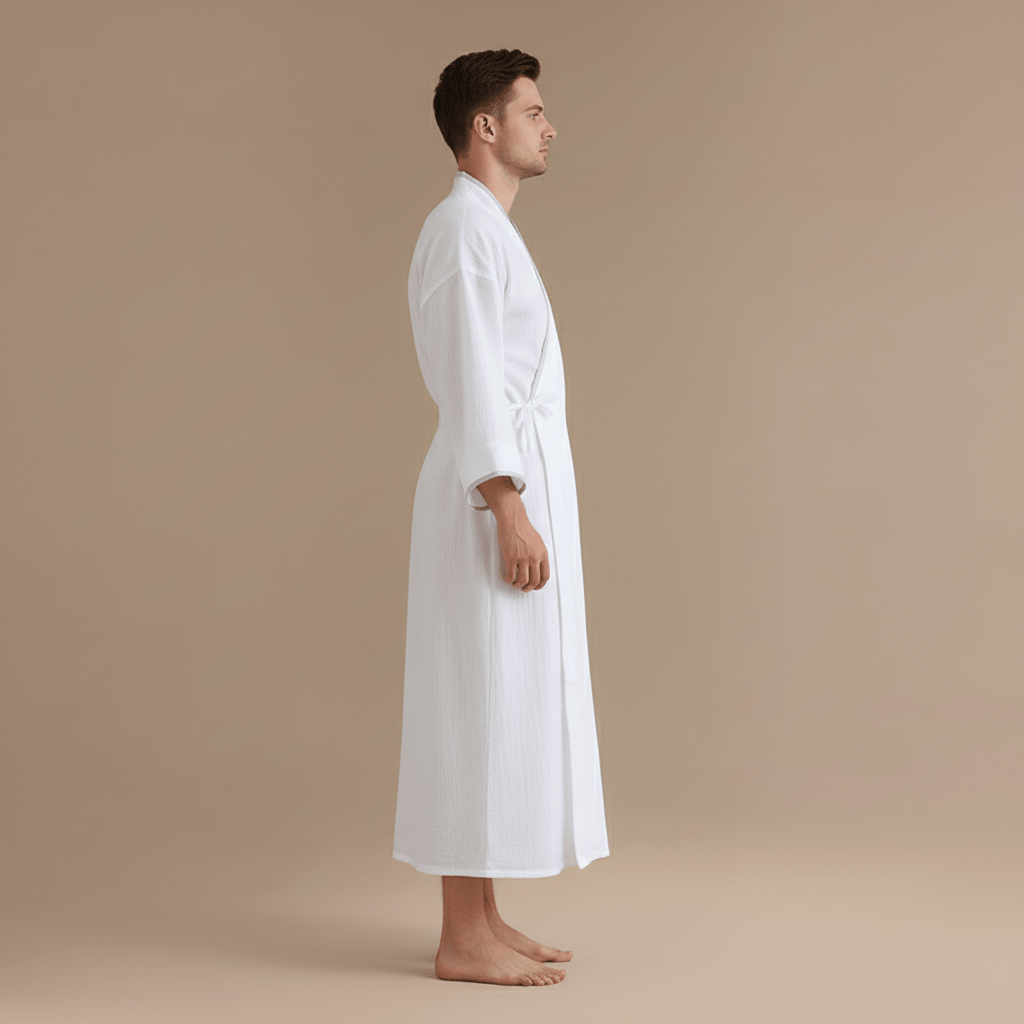 Peignoir Kimono Coton pour Homme – Confort Ultime & Style Inégalé