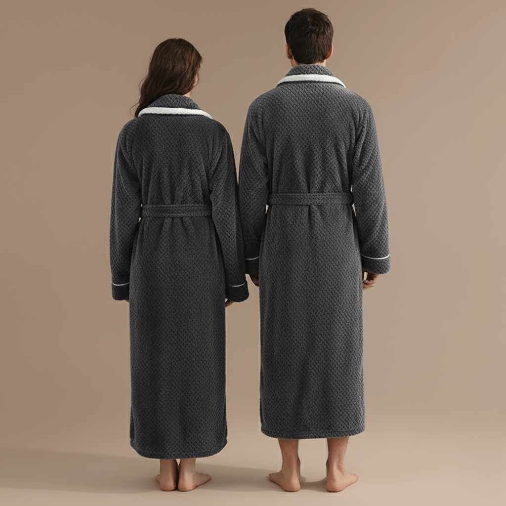 Peignoir Polaire Couple – Douceur chaleureuse à partager