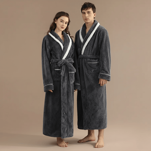 Peignoir Polaire Couple – Douceur chaleureuse à partager