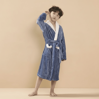 Peignoir Polaire Enfant – Confort Douillet et Style Irrésistible