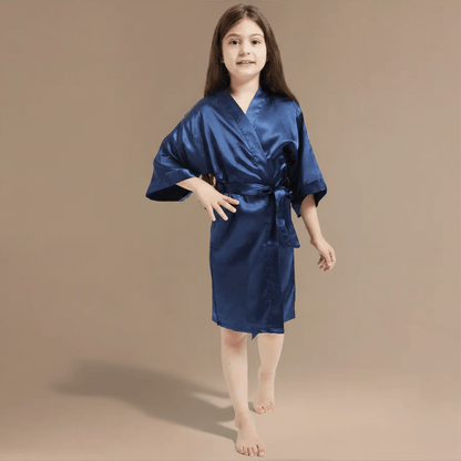 Peignoir Satin Fille – Élégance Douce et Confort Irrésistible