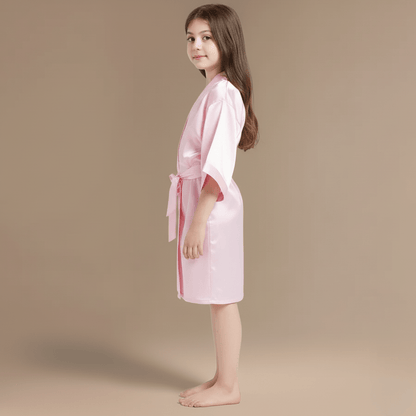 Peignoir Satin Fille – Élégance Douce et Confort Irrésistible