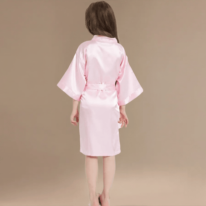 Peignoir Satin Fille – Élégance Douce et Confort Irrésistible
