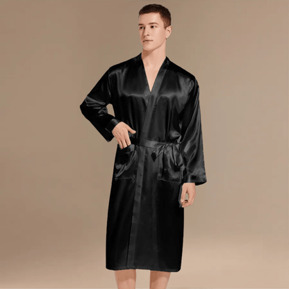 Peignoir Satin Homme – Élégance et Confort Inégalés à Découvrir