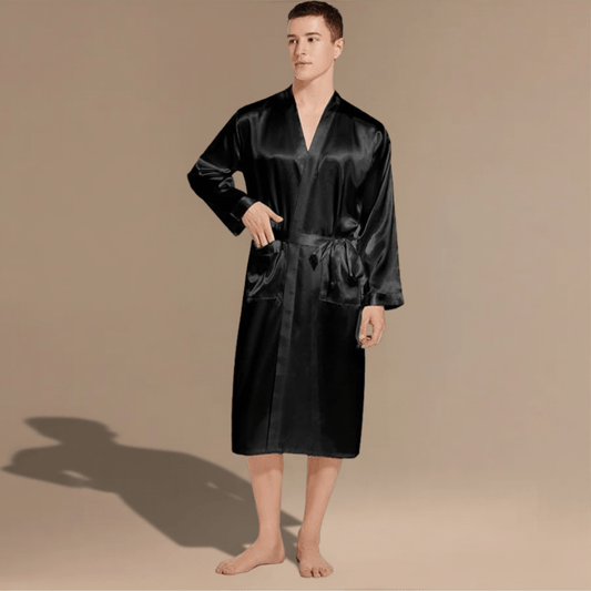 Peignoir Satin Homme – Élégance et Confort Inégalés à Découvrir