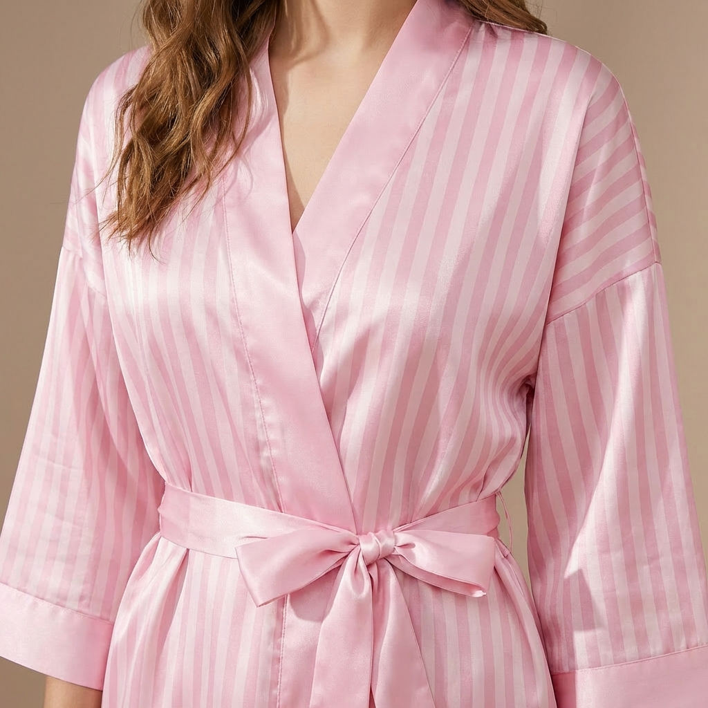 Peignoir Femme Court Satin